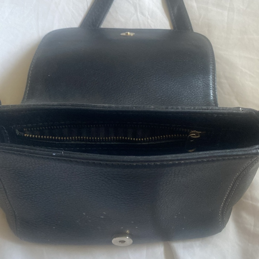 Coach - Sleek Black Crossbody Bag - Picture 2 of 4